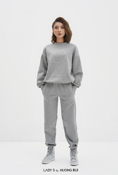 Cozy Grey Sweater with Pant
