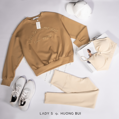 Set Nude Mix Cozy- Sport Bra & Workout Legging 