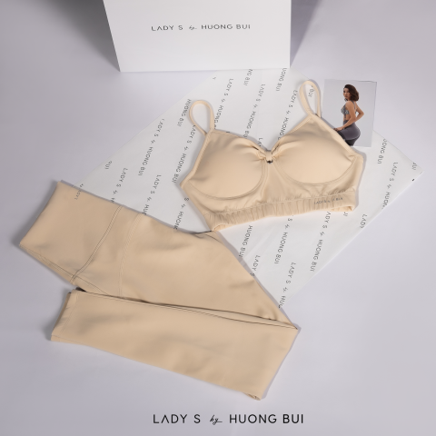 Set Nude Sport Bra & Workout Legging 
